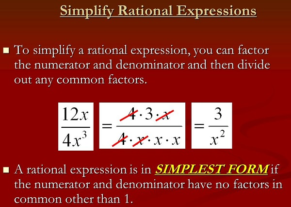Simplify Rational Expressions  Examples